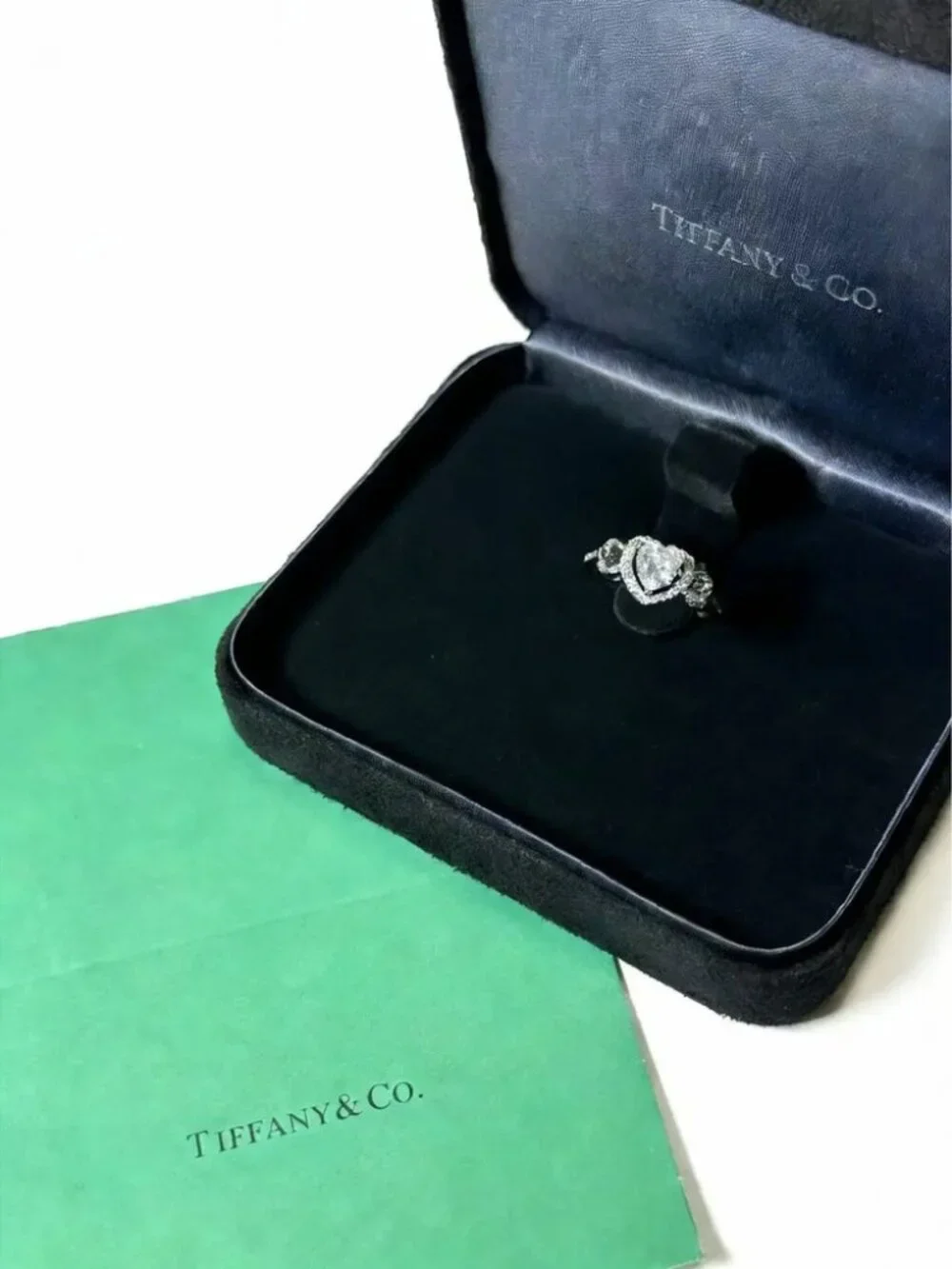 Tiffany & Co. Heart-Shaped Diamond Twisted Ring